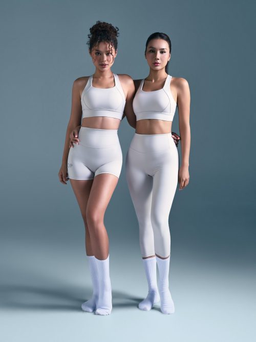 S01 Mid-calf Leggings (Beige)