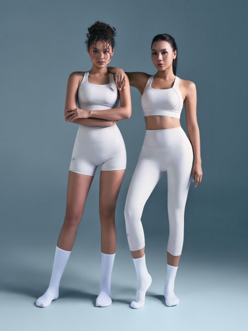 S01 Mid-calf Leggings (Beige)