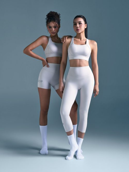 S01 Mid-calf Leggings (Beige)