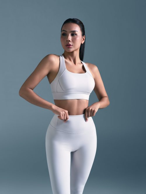 S01 Mid-calf Leggings (Beige)