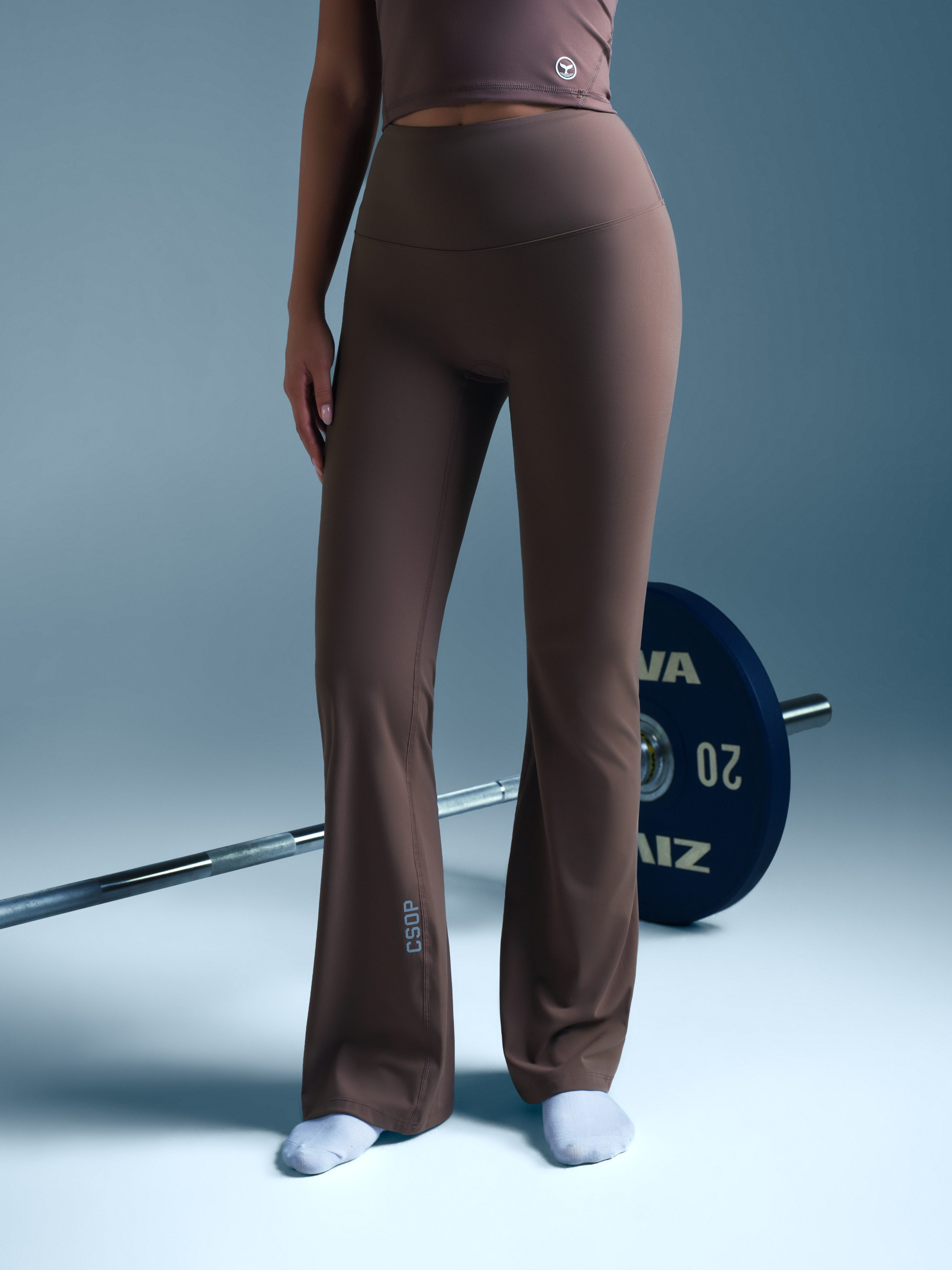 S03 Flared Leggings (Caramel)