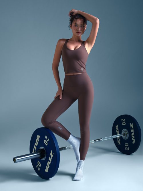 S03 TopBra + Long Leggings (Caramel Set)
